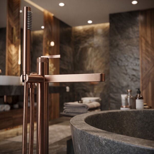 Free-standing faucet Rea Grace Brush Copper