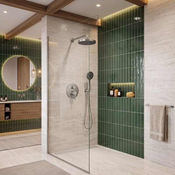Shower system Rea Grace Brush Nickel + BOX