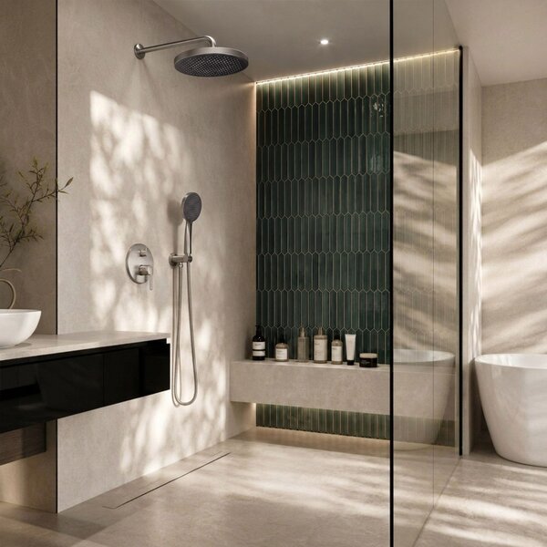 Shower system Rea Grace Brush Nickel + BOX