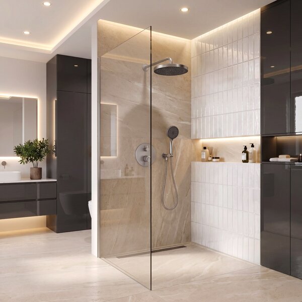 Shower system Rea Grace Brush Nickel + BOX