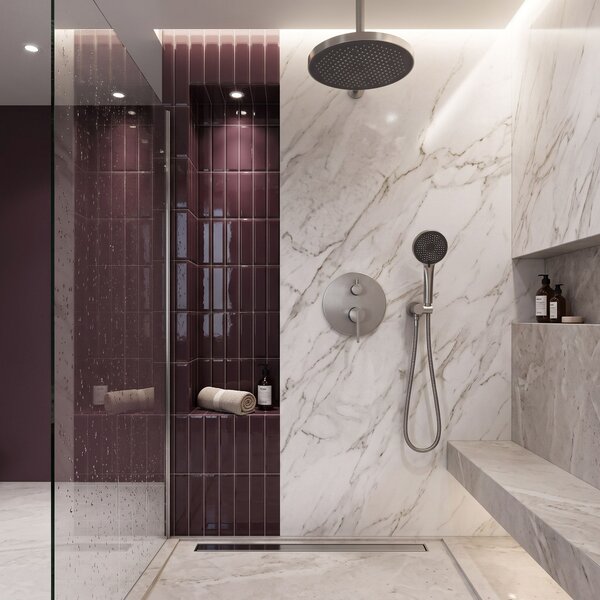 Shower system Rea Grace Brush Nickel + BOX
