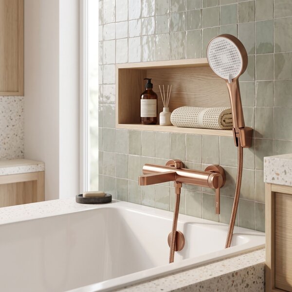 Bath faucet REA Grace Brush Copper