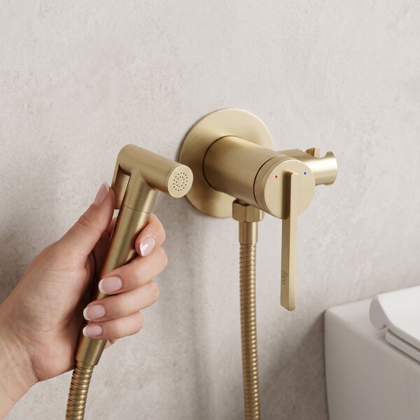 Bidet faucet Rea Grace Brush Gold