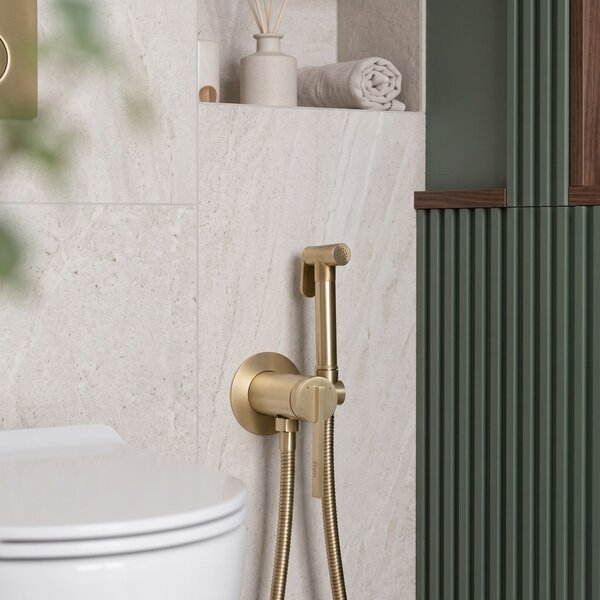 Bidet faucet Rea Grace Brush Gold