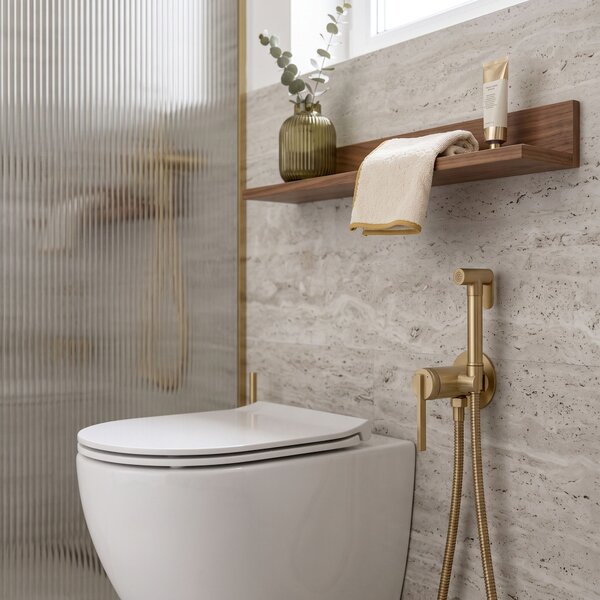 Bidet faucet Rea Grace Brush Gold