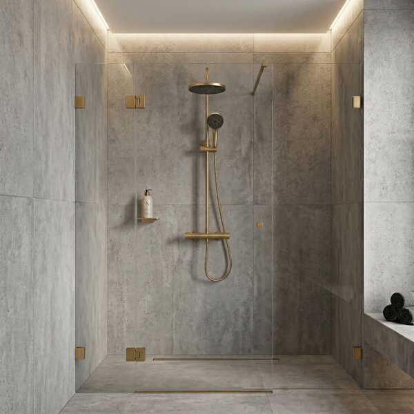 Shower set Rea Avanti Brush Gold