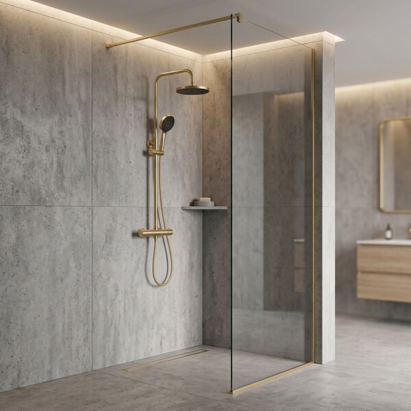Shower set Rea Avanti Brush Gold