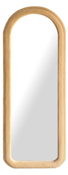 Wall mirror Home ESPRIT Brown Velvet Scandi 60 x 4 x 160 cm