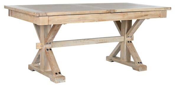 Dining Table Home ESPRIT Natural Recycled Wood Elm wood 180 x 90 x 76 cm