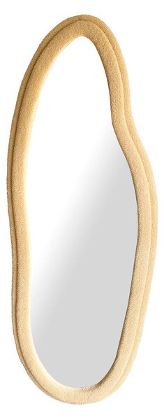 Wall mirror Home ESPRIT Brown Velvet Scandi 60 x 4 x 160 cm