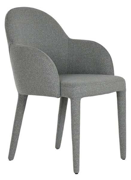 Dining Chair Home ESPRIT Grey Polyester Metal 59 X 63 X 86 cm