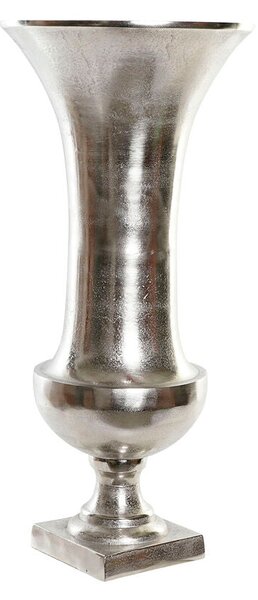 Vase Home ESPRIT Silver Aluminium Modern Wineglass 28,5 X 28,5 X 61,5 cm