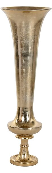 Vase Home ESPRIT Golden Aluminium Modern Wineglass 32 X 32 X 98 cm