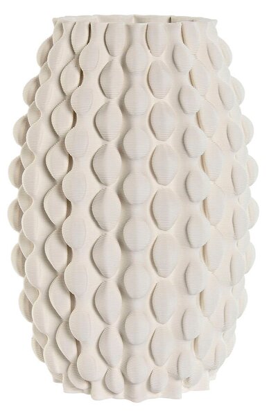 Vase Home ESPRIT White Stoneware Modern 17 X 17,5 X 28 cm