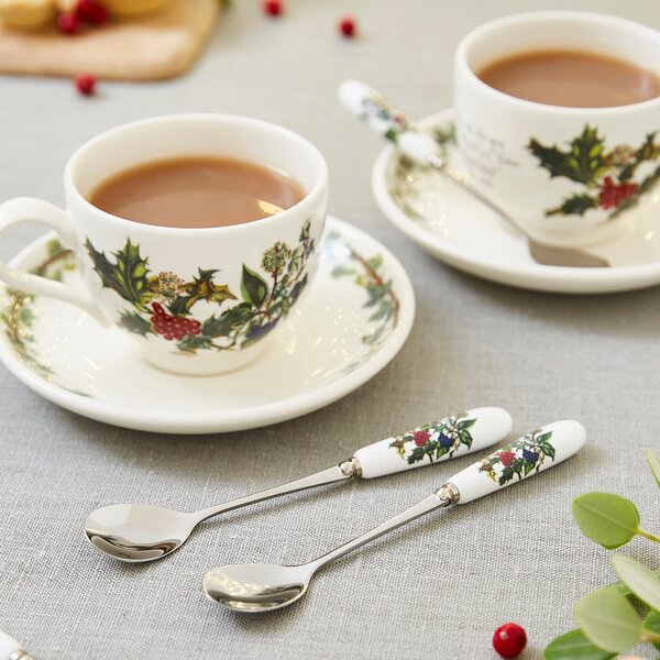 The Holly and the Ivy Set of 6 Tea Spoons