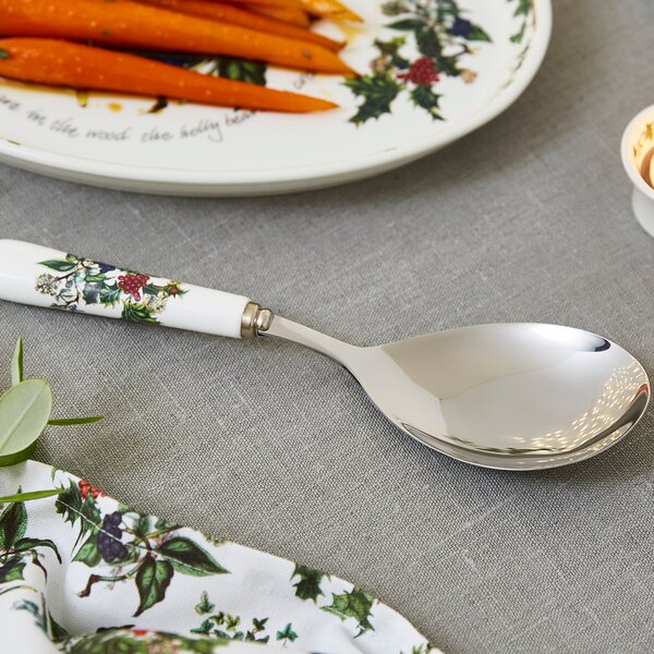 The Holly and the Ivy Large Serving Spoon