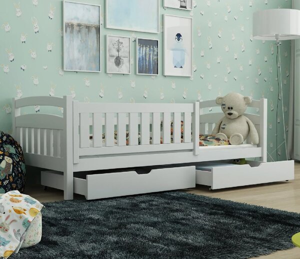 Tracy Wooden Day Bed Without Mattresses In Matt White