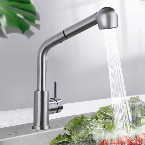 Kitchen faucet REA Troy Brush Steel