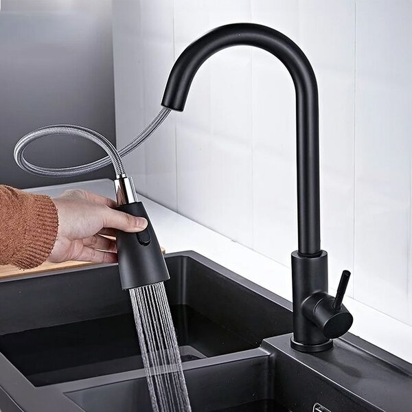 Kitchen faucet REA CROSS BLACK