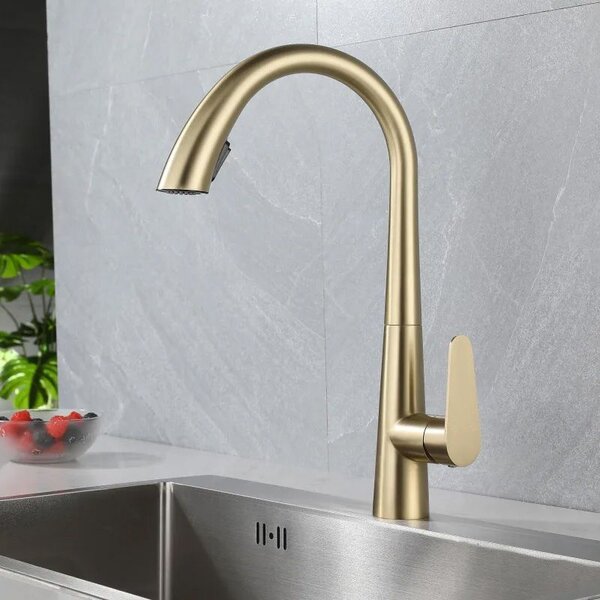 Kitchen faucet REA Ross BRUSH GOLD