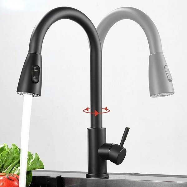 Kitchen faucet REA CROSS BLACK