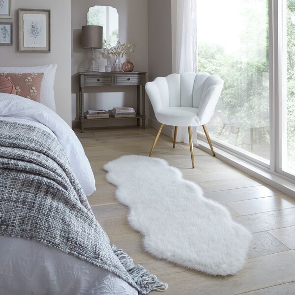 Faux Fur Supersoft Lush Oval Rug