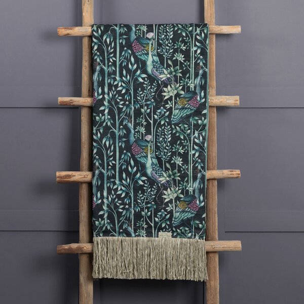 Bennu Cotton Throw 136cm x 200cm Emerald