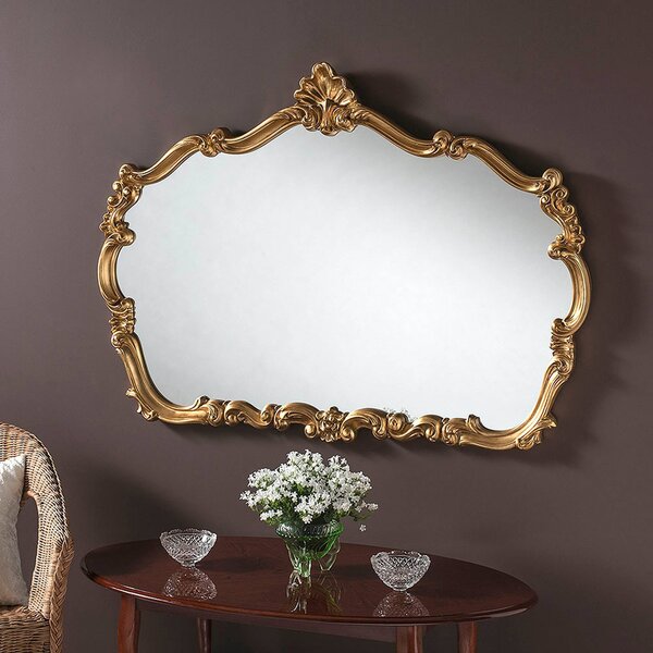Yearn Decorative Mirror, Gold Effect Effect 122x81cm Gold Effect