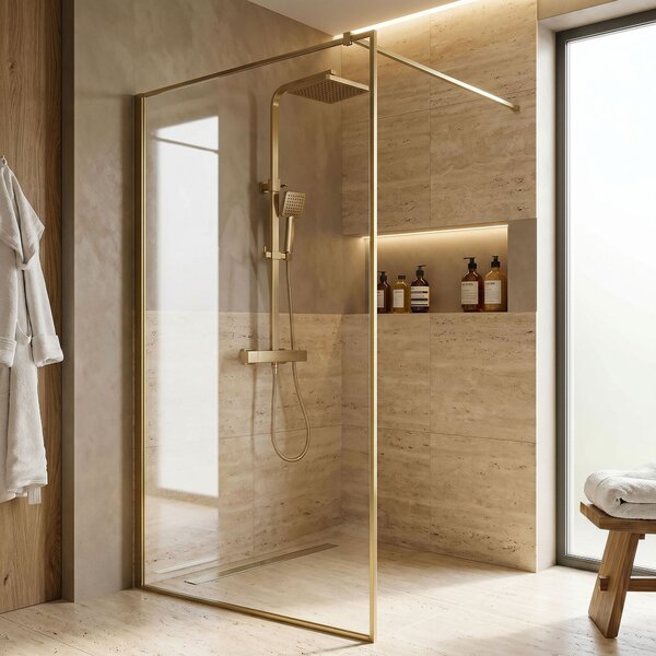 Shower set Rea Atrium Brush Gold