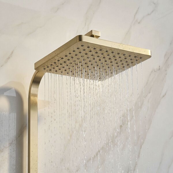Shower set Rea Atrium Brush Gold
