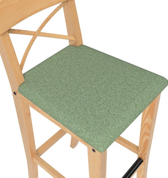 Cover for Ingolf bar chair with upholstered seat
