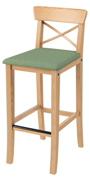 Cover for Ingolf bar chair with upholstered seat