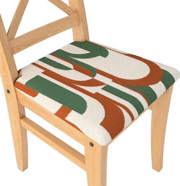Cover for Ingolf chair with upholstered seat