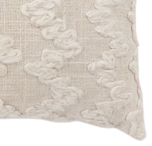 Boho Embellished 20cm x 90cm Draught Excluder Natural