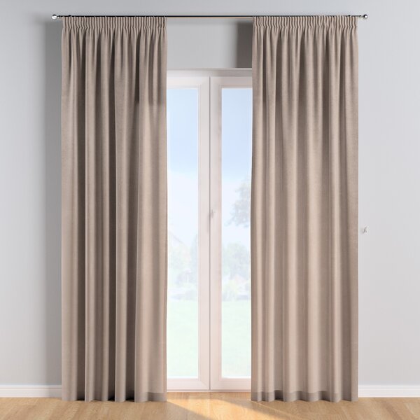 Pencil pleat curtains