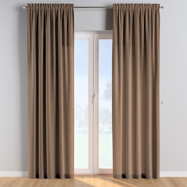 Slot and frill curtains