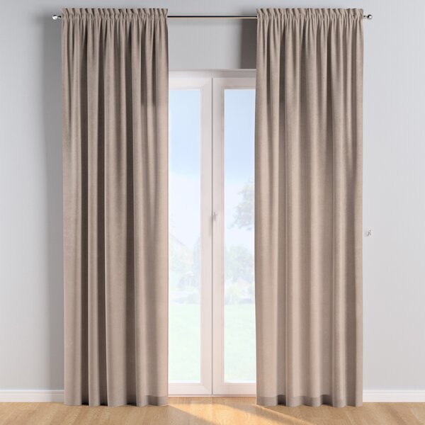Slot and frill curtains