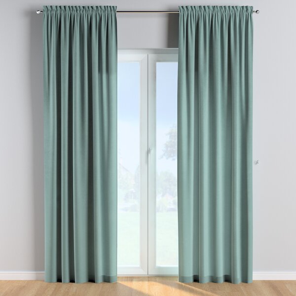 Slot and frill curtains