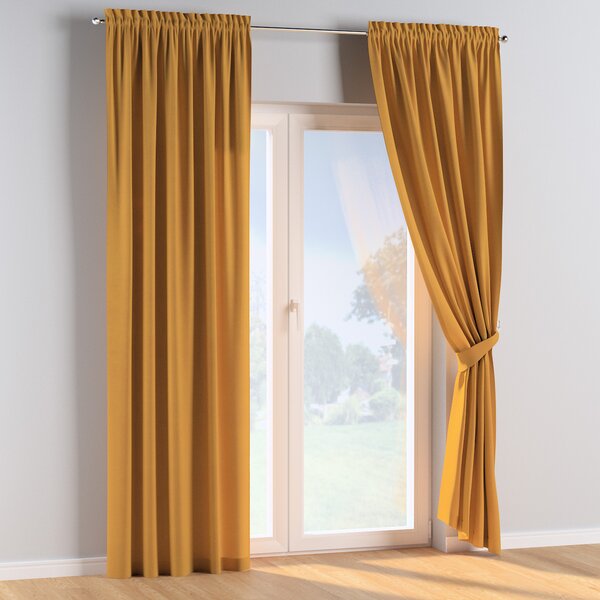 Slot and frill curtains