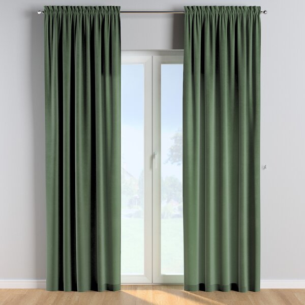 Slot and frill curtains