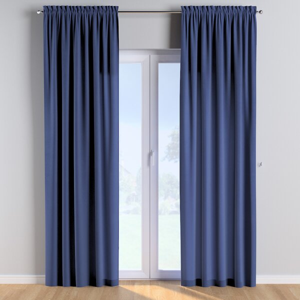Slot and frill curtains