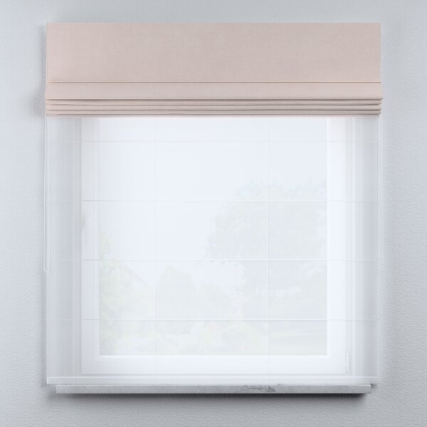 Voile and fabric roman blind (DUO II)