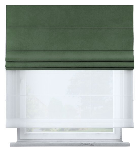 Voile and fabric roman blind (DUO II)