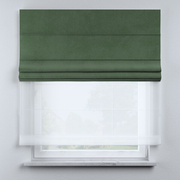 Voile and fabric roman blind (DUO II)