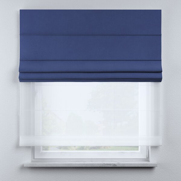 Voile and fabric roman blind (DUO II)