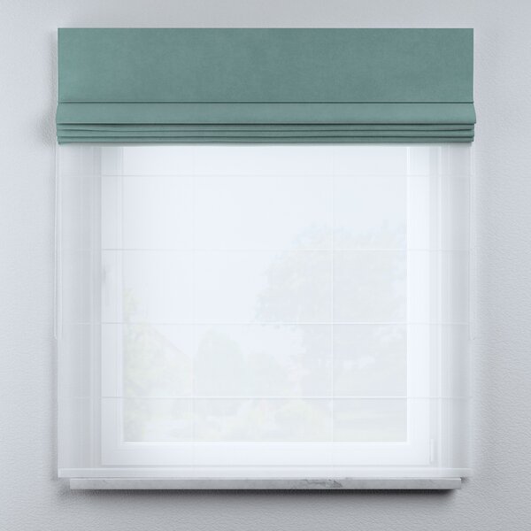 Voile and fabric roman blind (DUO II)