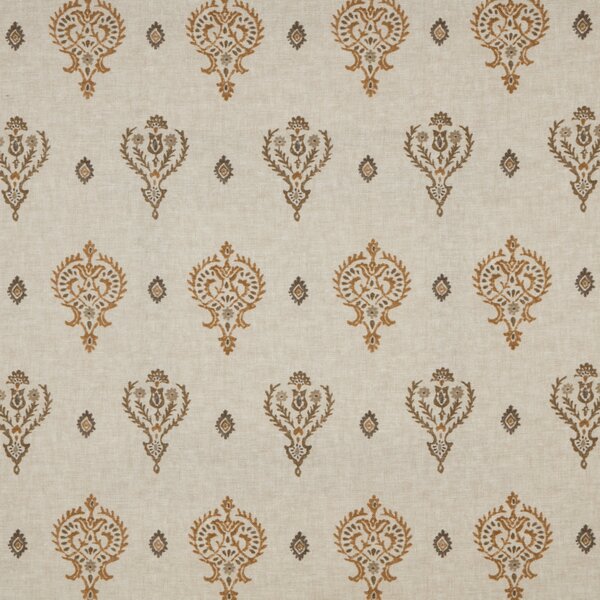 ILiv Saffra Digitally Printed BCI Fabric Limestone