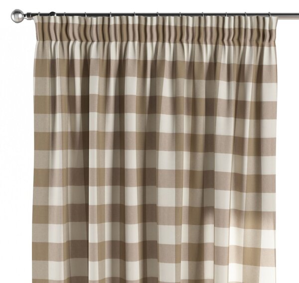 Pencil pleat curtain