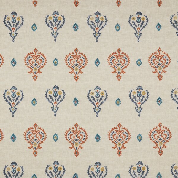 ILiv Saffra Digitally Printed BCI Fabric Henna