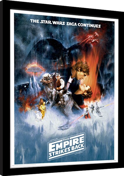 Framed poster Star Wars: The Empire Strikes Back - One Sheet